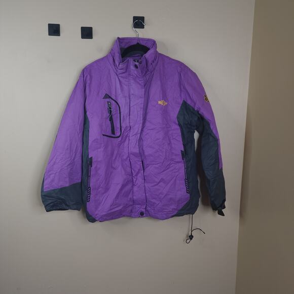 Wantdo Water Resistant Ski Coat Fleece Lined Jacket in Purple Size M - Picture 1 of 13